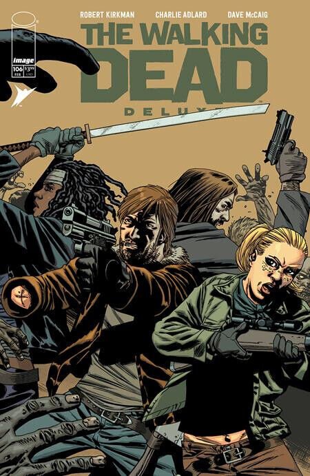 The Walking Dead Deluxe #106 Cover A, B, C, or D (Pick a Variant) Boarded