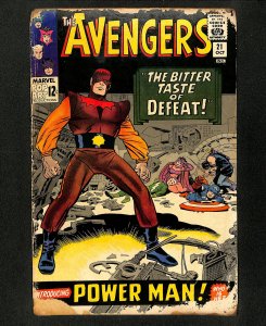 Avengers #21 1st Appearance Power Man (Erik Josten)! 1965!