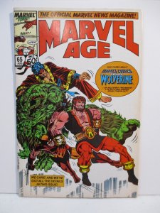 Marvel Age #65 (1988) Wolverine, Man-Thing