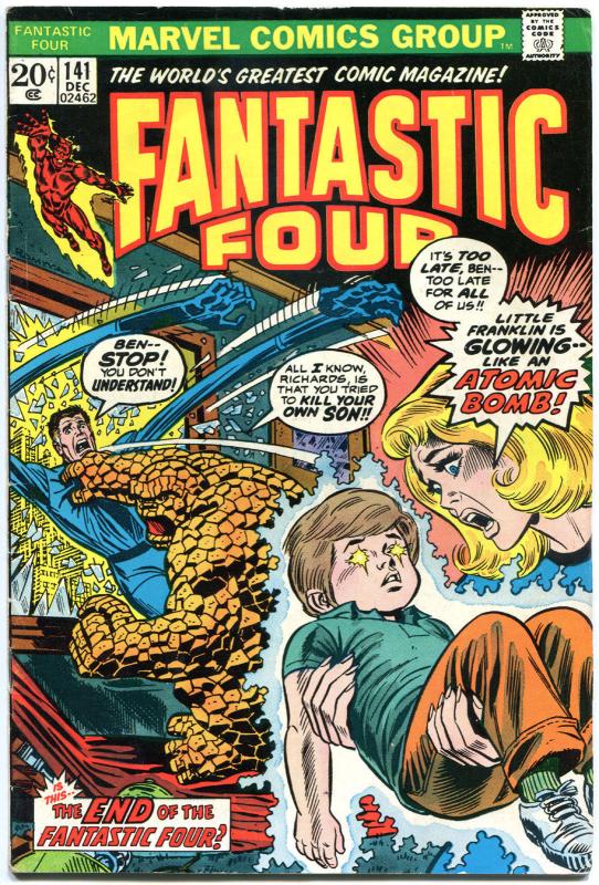 FANTASTIC FOUR #141, 142, VG, FN, Franklin, 1st Darkoth, 1961,more in store, QXT