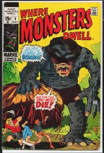 Where Monsters Dwell #9 (1971) Bombu