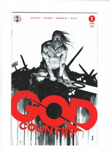 God Country #1 NM- 9.2 4th Print Image Comics 2017 Donny Cates 