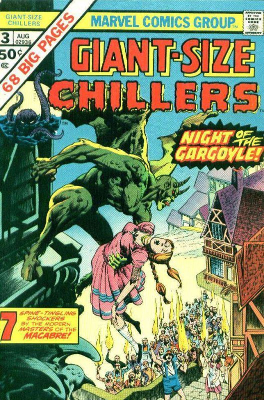 Giant-Size Chillers (2nd Series) #3 VG ; Marvel | low grade comic Gargoyle Last 