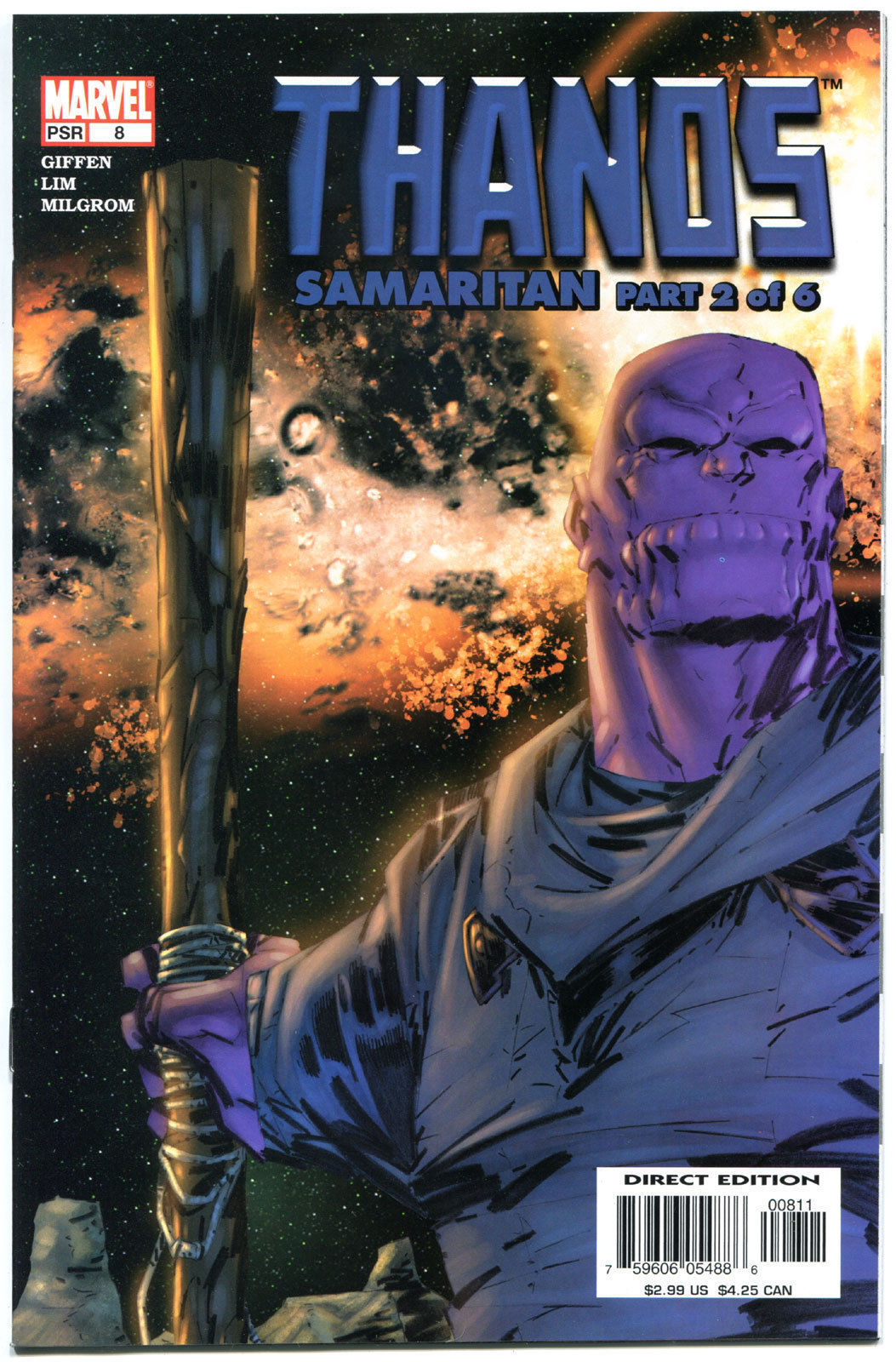 Thanos 8 Nm Samaritan Ron Lim Al Milgrom Keith Fen 2003more In Store Comic Books 9328