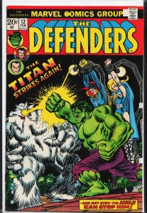 The Defenders #12 (1974) The Defenders