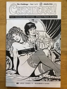 CASANOVA! #1 (1991) RARE HTF Adult Comic Aircel