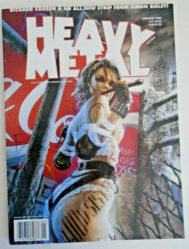 *Heavy Metal 1/99-11/2000 w/ Corben and Windsor-Smith (17 books)