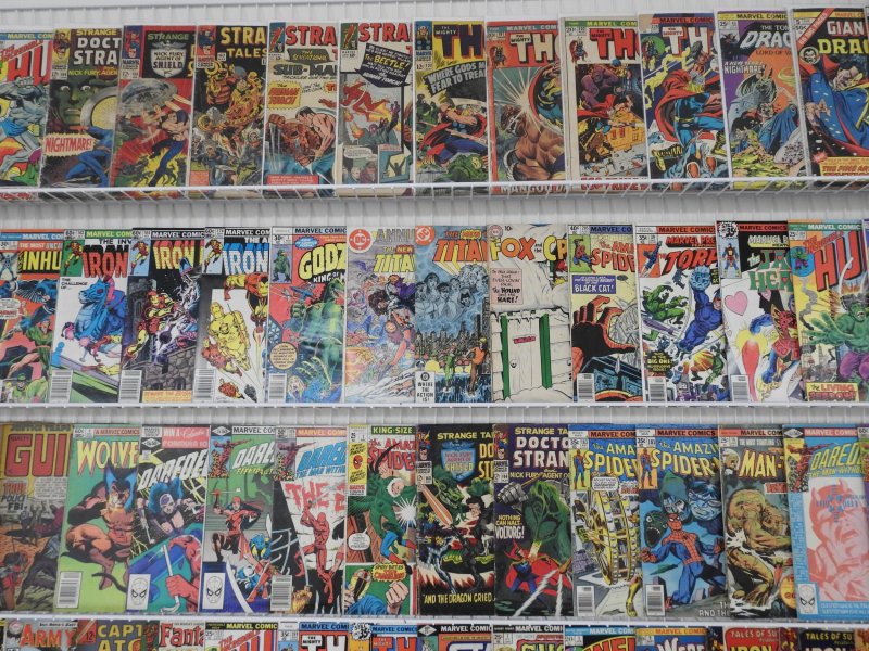 Huge Lot Silver/Bronze Low Grade Readers W/ Hulk, Thor, Cap+ *SEE DESCRIPTION!!
