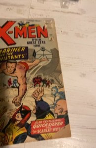 The X-Men #6 (1964)submarine joins evil mutants -right corner missing see descri