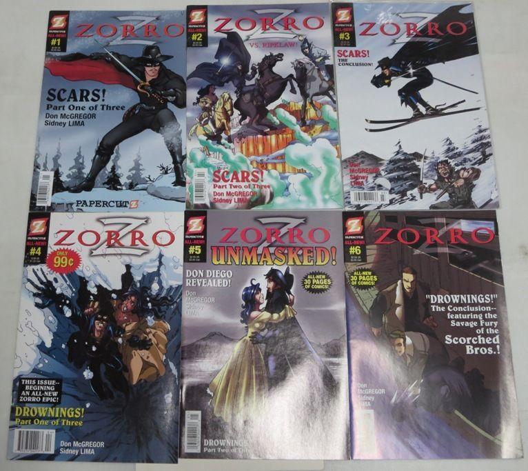 ZORRO (2005 PAPERCUTZ) 1-6  Don McGregor