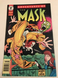 Adventures of the Mask #3 : Dark Horse 1996 FN/VF; Rare Newsstand Variant