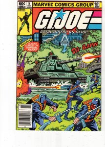 G.I. Joe: A Real American Hero #5 60-Cent Cover (1982)  Mobat Tank! NM-Lynchburg