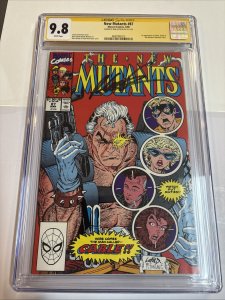 New Mutants (1990) # 87 (CGC 9.8 SS) Signed Rob Leifeld • 1st App Cable