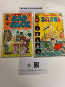 2 Sad Sack Harvey Comic Books # 97 258 101 CT8