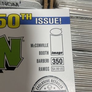 Spawn #350 Todd McFarlane Signed Retailer Thank You Variant - High Grade NM