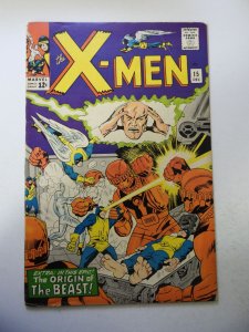 The X-Men #15 1st App of Master Mold/Origin of Beast! VG Con 1/4 spine split