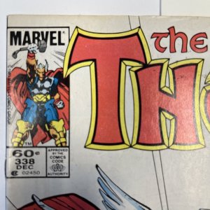 The Mighty THOR #338 ?(Marvel, 1983) 2nd App & Origin Beta Ray Bill ~ Newsstand