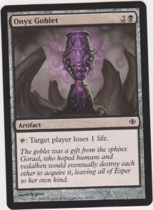 Magic the Gathering: Shards of Alara - Onyx Goblet