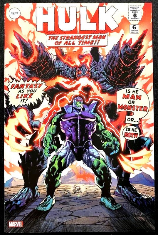 ?~MARVEL~HULK #6~RYAN STEGMAN~COMIC MINT/MEGACON 2022 VARIANT~LTD to 1000~?
