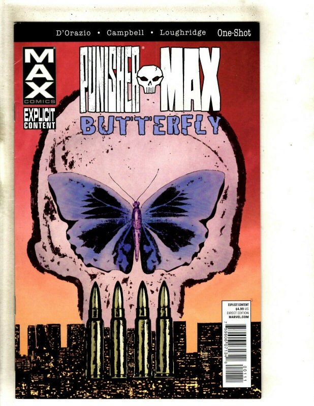 7 Comics Punisher Max 1 Happy Ending Ugly World Castle Butterfly End Naked K RP6