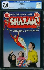 Shazam! #2 (1973) CGC 7.0 FVF