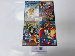4 Adventures Superman DC comic books #499 503 504 507 30 LP5