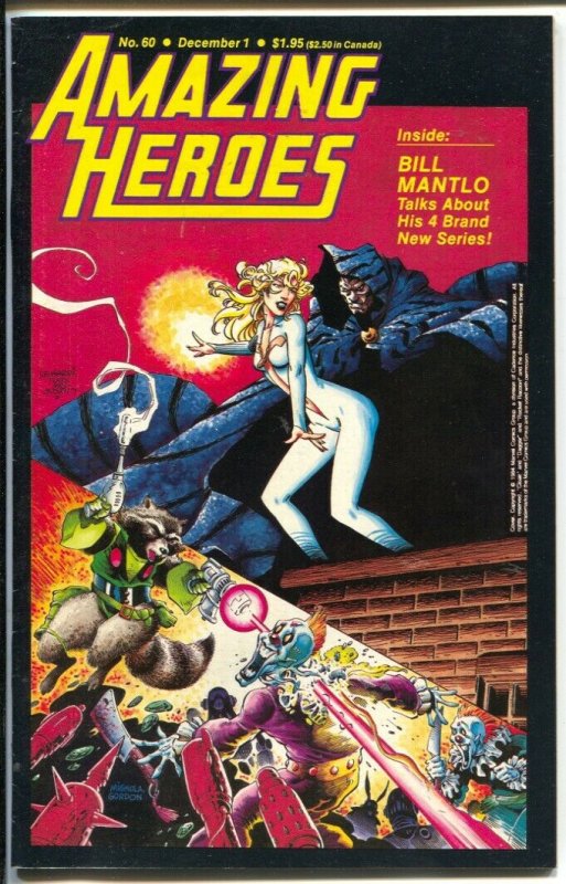 Amazing Heroes #60 1984-Redbeard-Rocket Raccoon-Star Hawks-Gil Kane-FN