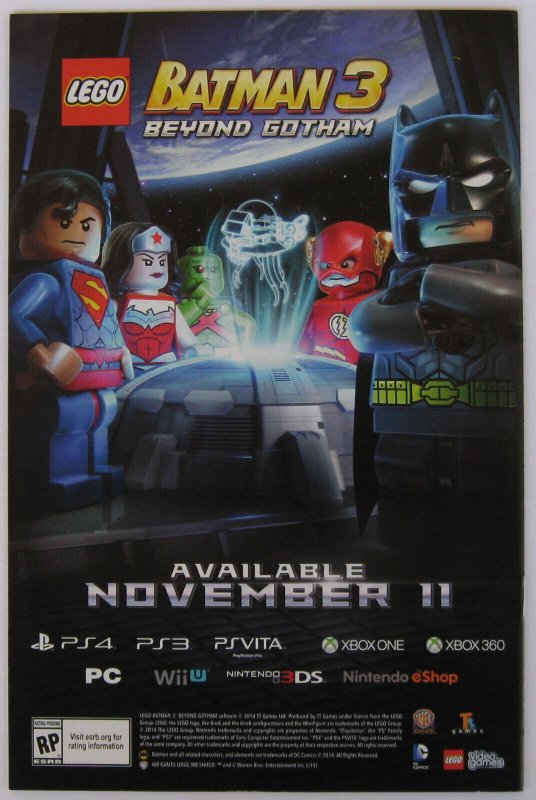 Green Lantern #36 (Jan 2015, DC), FN-VFN condition (7.0), Lego variant cover