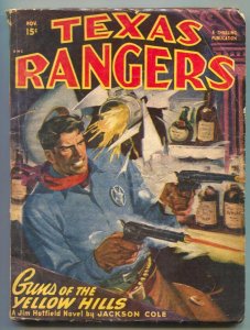 Texas Rangers Pulp November 1947- Guns of Yellow Hills