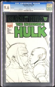 Incredible Hulk #98 Sketch Variant (2006) CGC 9.6