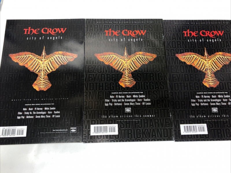 The Crow City Of Angels (1996) Set Issue # 1-3 • Kitchen Sink Press • Hole •Bush