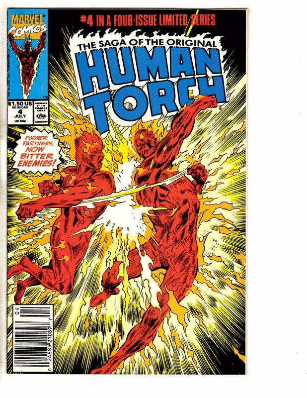 Lot Of 18 Human Torch Marvel Comic Books # 8 1 (8) 2 (4) 3 (4) 4 Fantastic 4 RM2