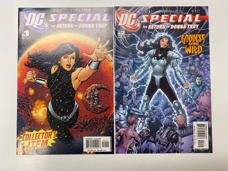 4 Return of Donna Troy DC COMICS #1 2 3 4 Complete LTD Series 71 KM4