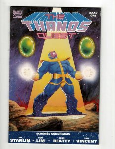 The Thanos Quest Marvel Comic Book # 1 NM 1st Print Jim Starlin Avengers OF2