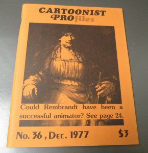 1977 CARTOONIST PROFILES Magazine #36 VF Rembrandt