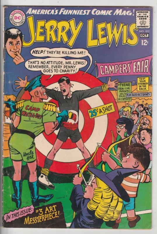 Jerry Lewis, the Adventures of #102 (Oct-67) VG Affordable-Grade Jerry Lewis