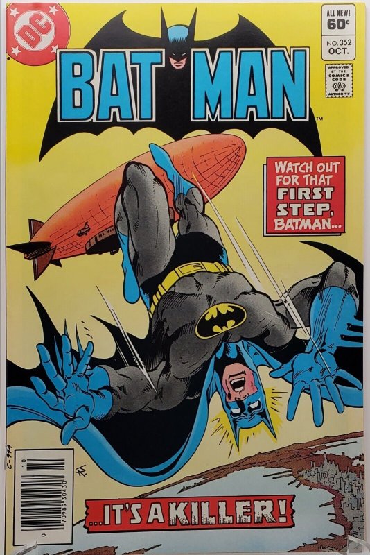 Batman #352 Jim Aparo Cover Art (1982) NM-
