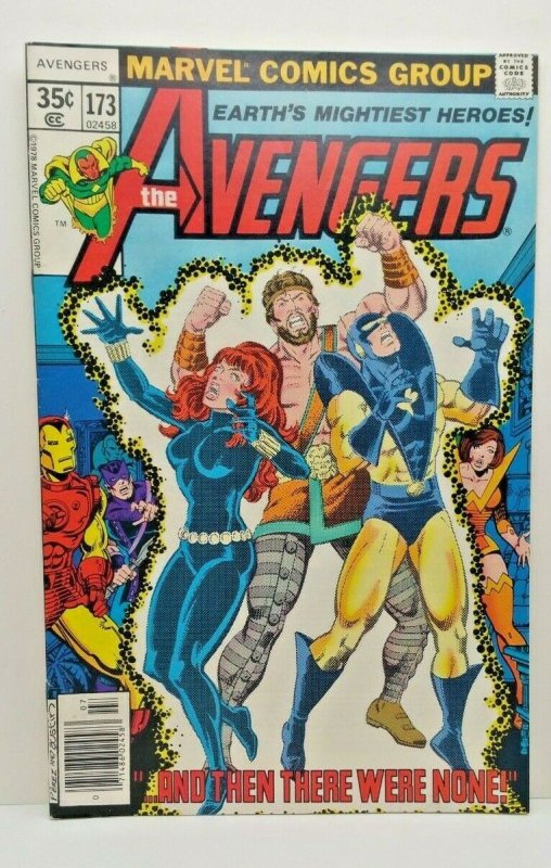 Avengers 1978 #168,169,170,171,172,173,174  LOT price on all 7  VF/NM