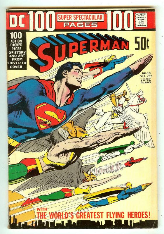 Superman 252   DC 100 Page Super Spectacular #13   Neal Adams cover