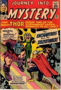 Journey Into Mystery # 103 VG Marvel Comic Book Feat. Thor Loki Enchantress YY1