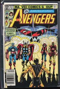 The Avengers #217 (1982) The Avengers
