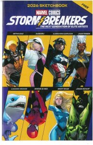 MARVEL 2026 SKETCHBOOK STORM BREAKERS NM.