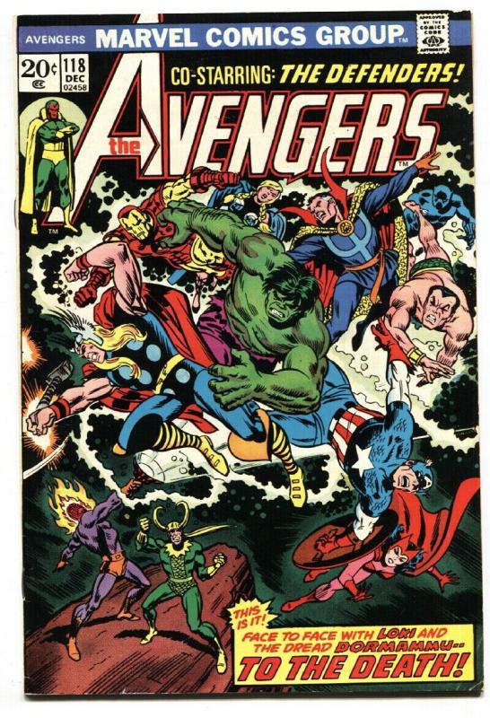 Avengers #118 1973- Captain America Defenders Marvel Comics VF