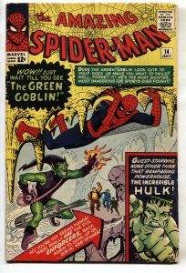 Amazing Spider-Man #14--1st GREEN GOBLIN--Marvel--Silver-Age--G+