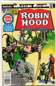 Marvel Classics Comics #34 (1978) Robin Hood