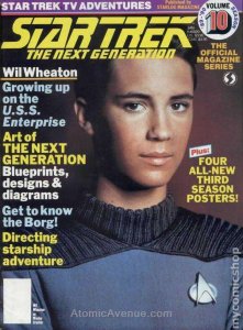 Official Star Trek, The: The Next Generation Magazine #10 FN ; Starlog | Will Wh