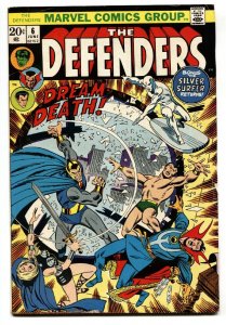 THE DEFENDERS #6 comic book 1973  Valkyrie -Silver Surfer