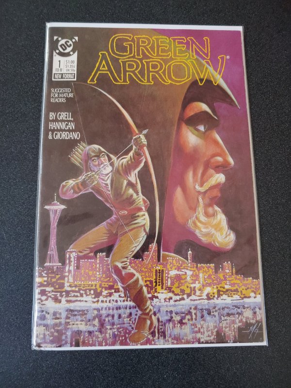 ​GREEN ARROW #1 GRELL FINE + HARD TO FIND
