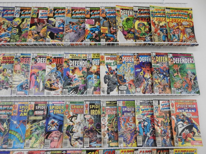 Huge Lot 150+ Low Grade Comics W/ Marvel Team-Up, Captain America +More See desc