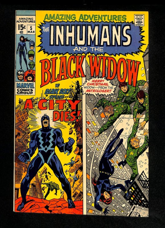 Amazing Adventures #8 Black Widow Inhumans Thor!